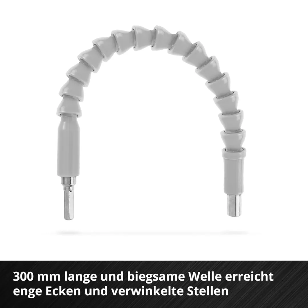 Einhell Bitset 11-delig - Flexibele schacht 300mm