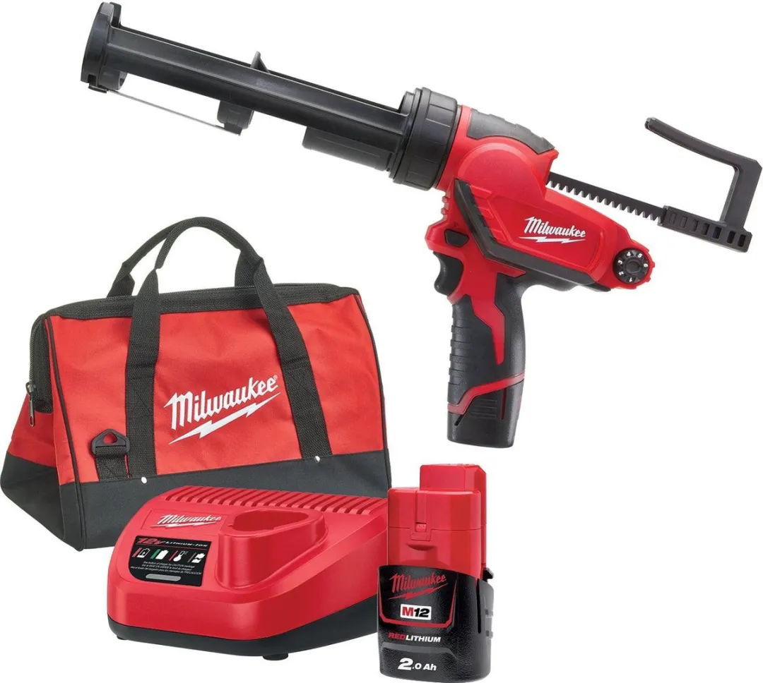 Milwaukee M12 PCG/310C-201B Accu Lijmpistool - 12W - 2.0Ah - 1 Stuks