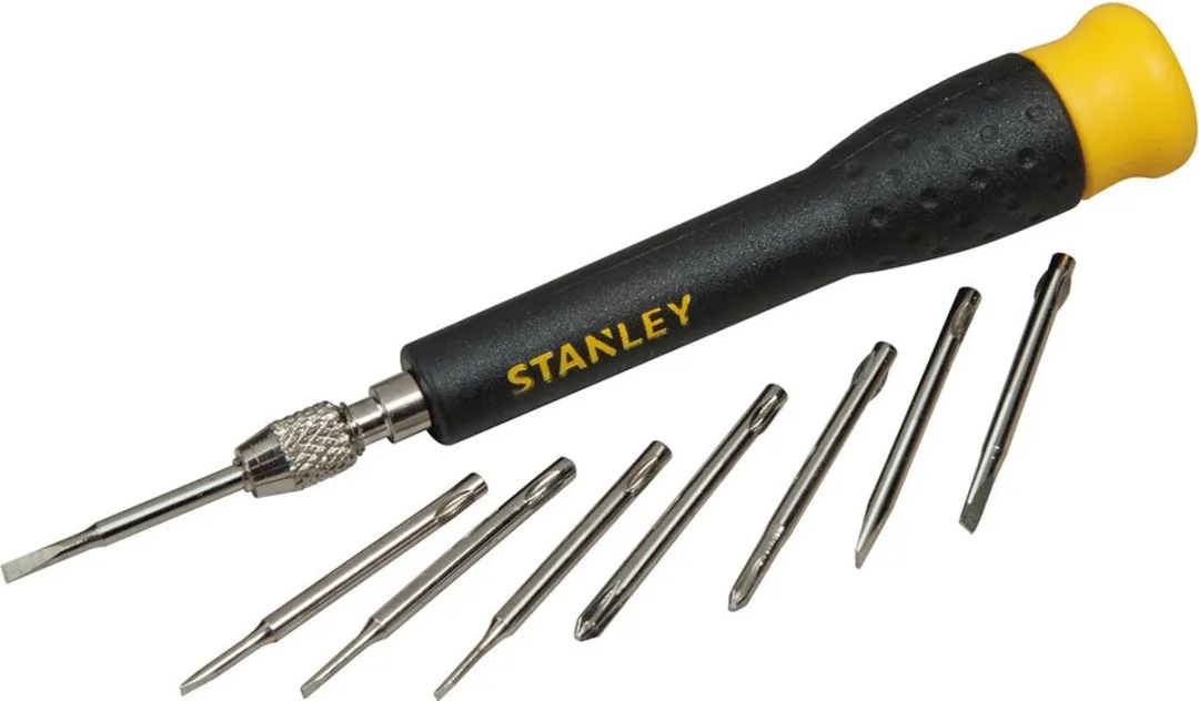 Stanley STHT0-62629 Multibit Precisieschroevendraaierset - 8-delig - Geel