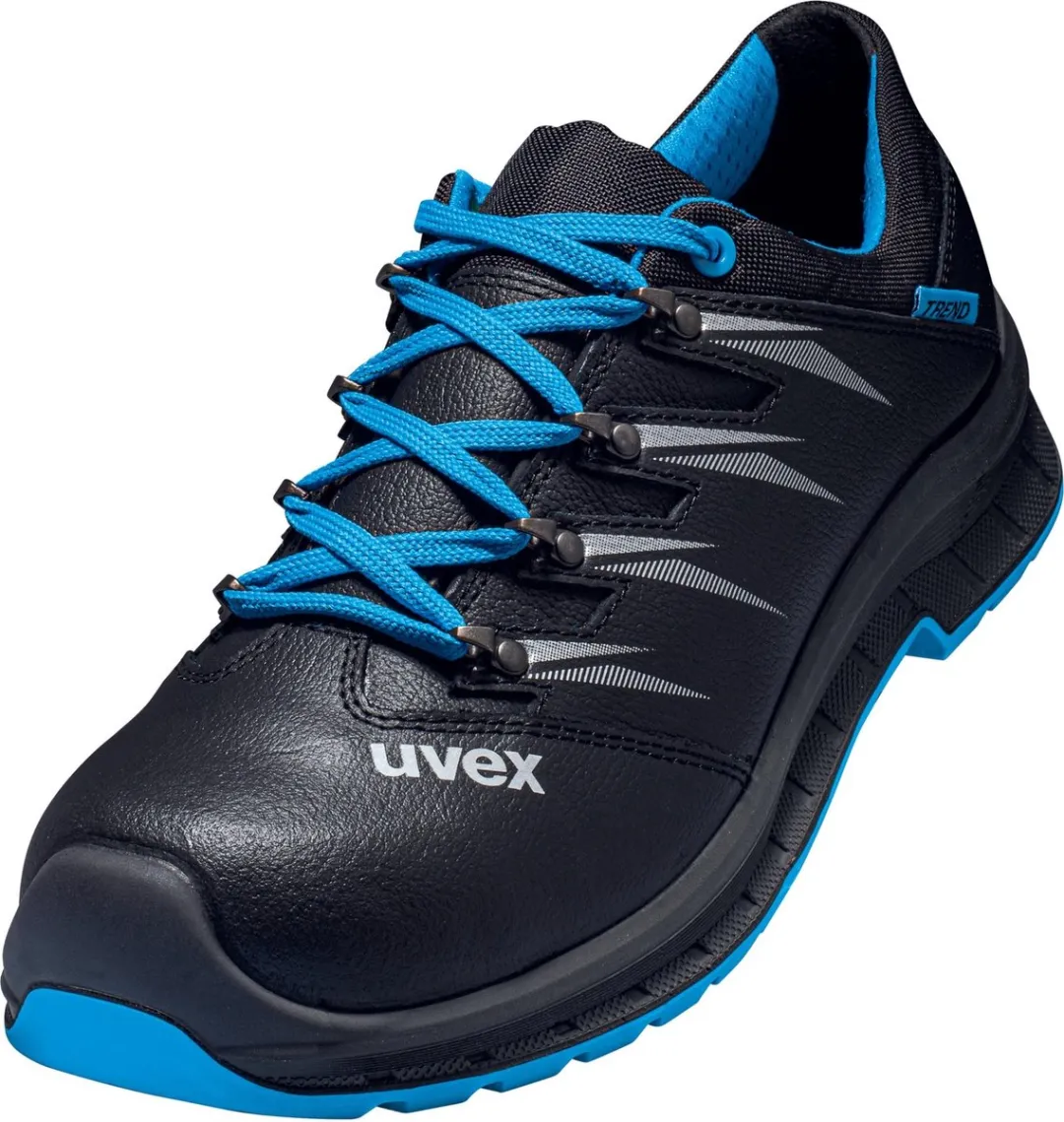 Uvex 2 Trend Laag S3 69342 - Schoen 49 - Zwart/Blauw