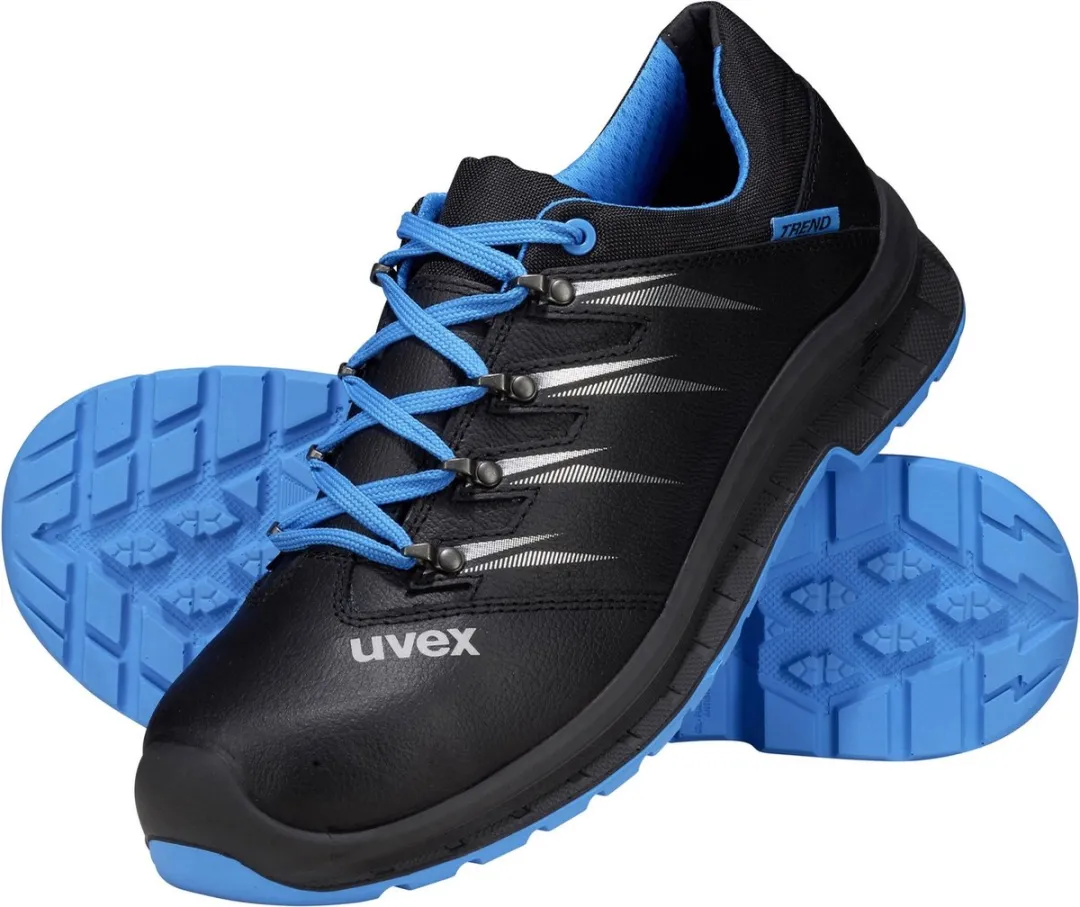 Uvex 2 Trend Laag S3 69342 - Schoen 49 - Zwart/Blauw