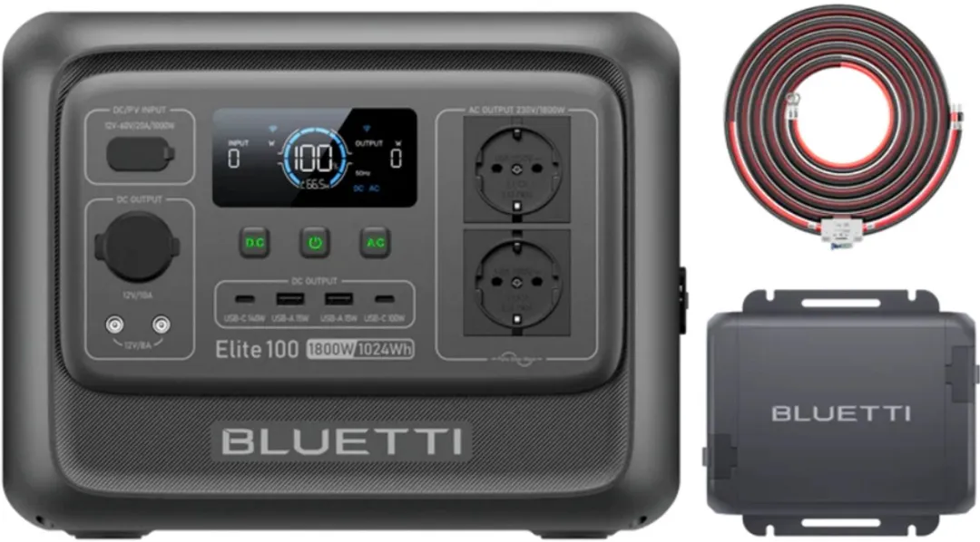 Bluetti Elite 100 V2 Zonnegenerator 1800W