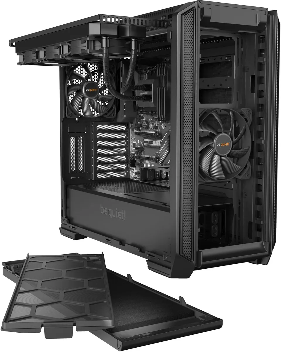 be quiet! Silent Base 601 - ATX Behuizing - Zwart