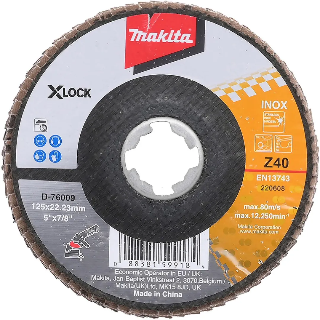 Makita X-LOCK Schuurschijf 125mm Metaal D-76009
