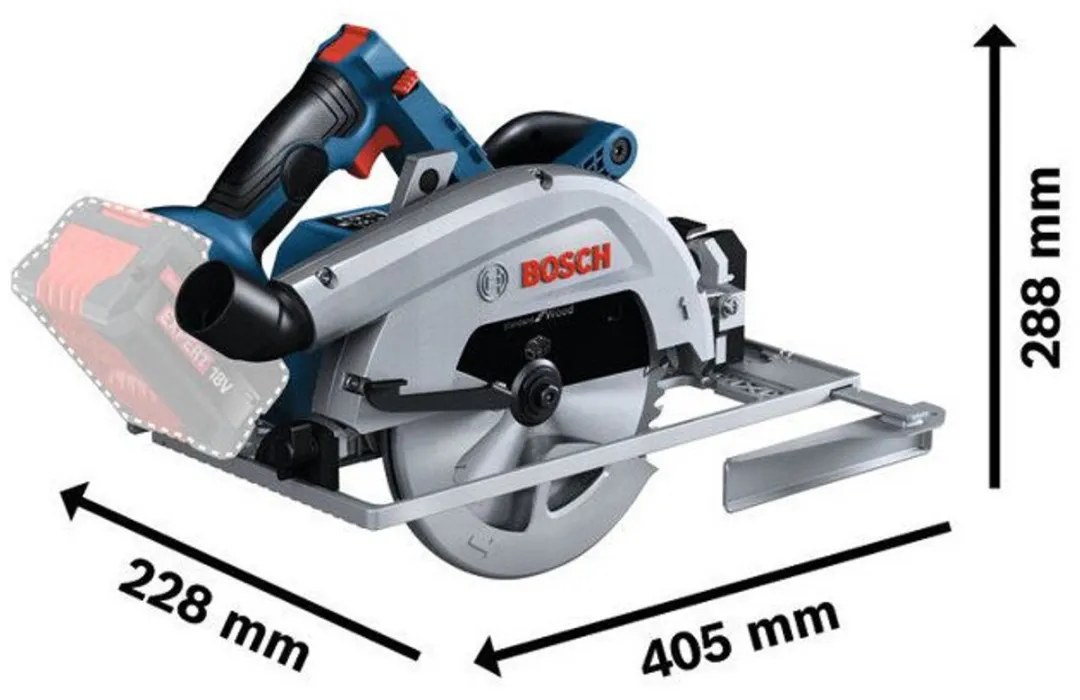 Bosch Professional GKS 18V-68 G Cirkelzaag 190mm - 06016C9100 - afbeelding 6 van 6