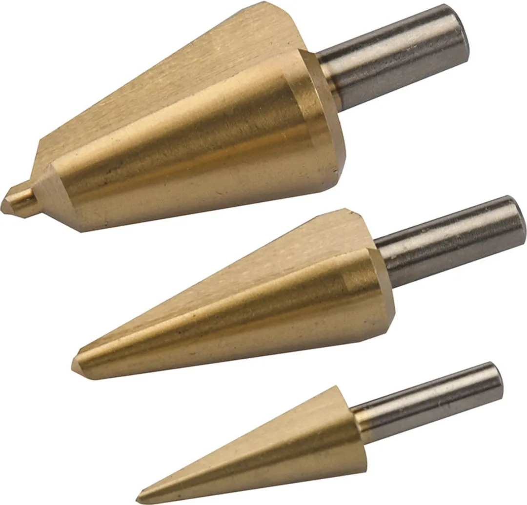 Silverline 3-delige Titanium HSS Platenboor Set