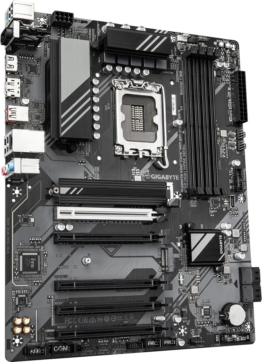 Gigabyte B760 DS3H WIFI6E GEN5 ATX Moederbord