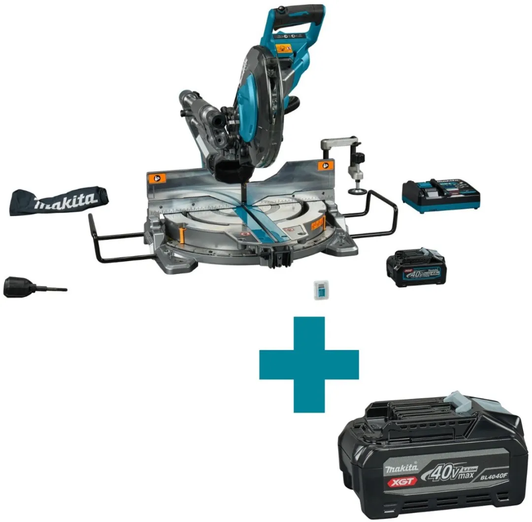 Makita LS004GM102 Accu Radiaalafkortzaag 260mm - 4.0Ah - afbeelding 2 van 4