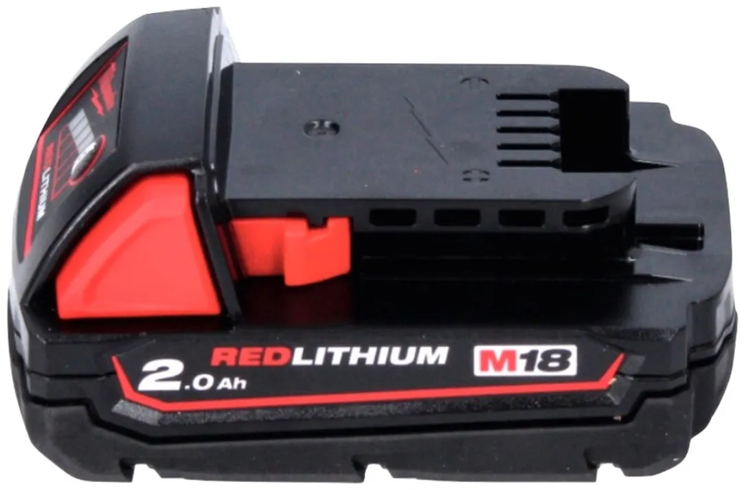 Milwaukee M18 TLED Acculamp - 1x 2,0 Ah Accu - Grijs/Zwart/Rood
