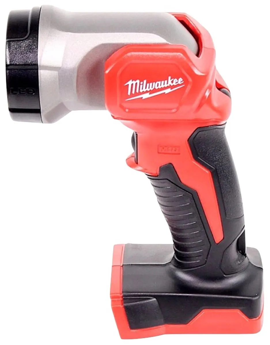 Milwaukee M18 TLED Acculamp - 1x 2,0 Ah Accu - Grijs/Zwart/Rood