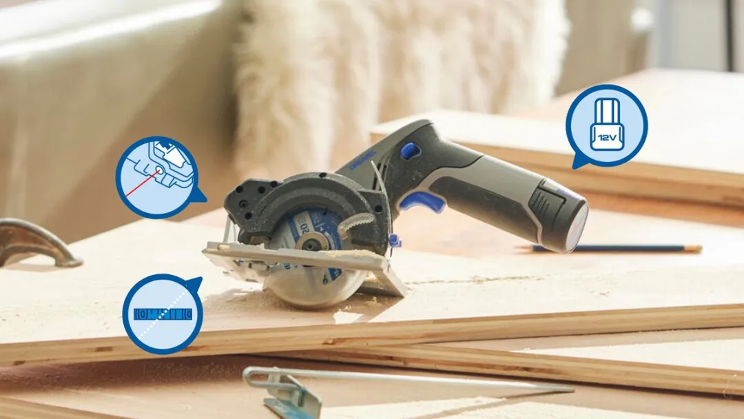 Dremel Blueprint Compactzaag 85mm - 12V 2.0Ah Accu