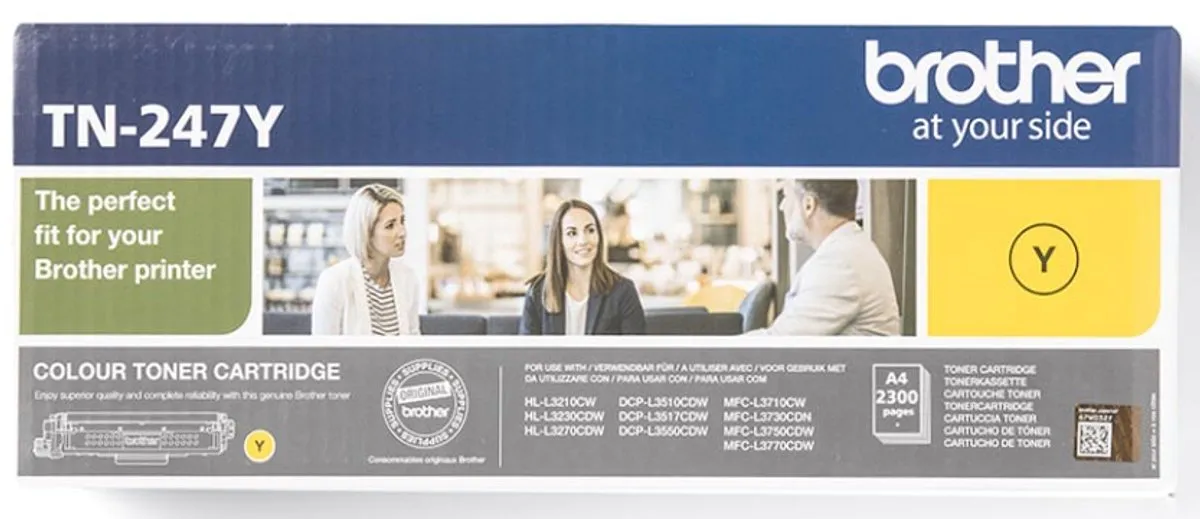 Brother TN-247Y Toner Geel - 2.300 Pagina's - 4 Stuks