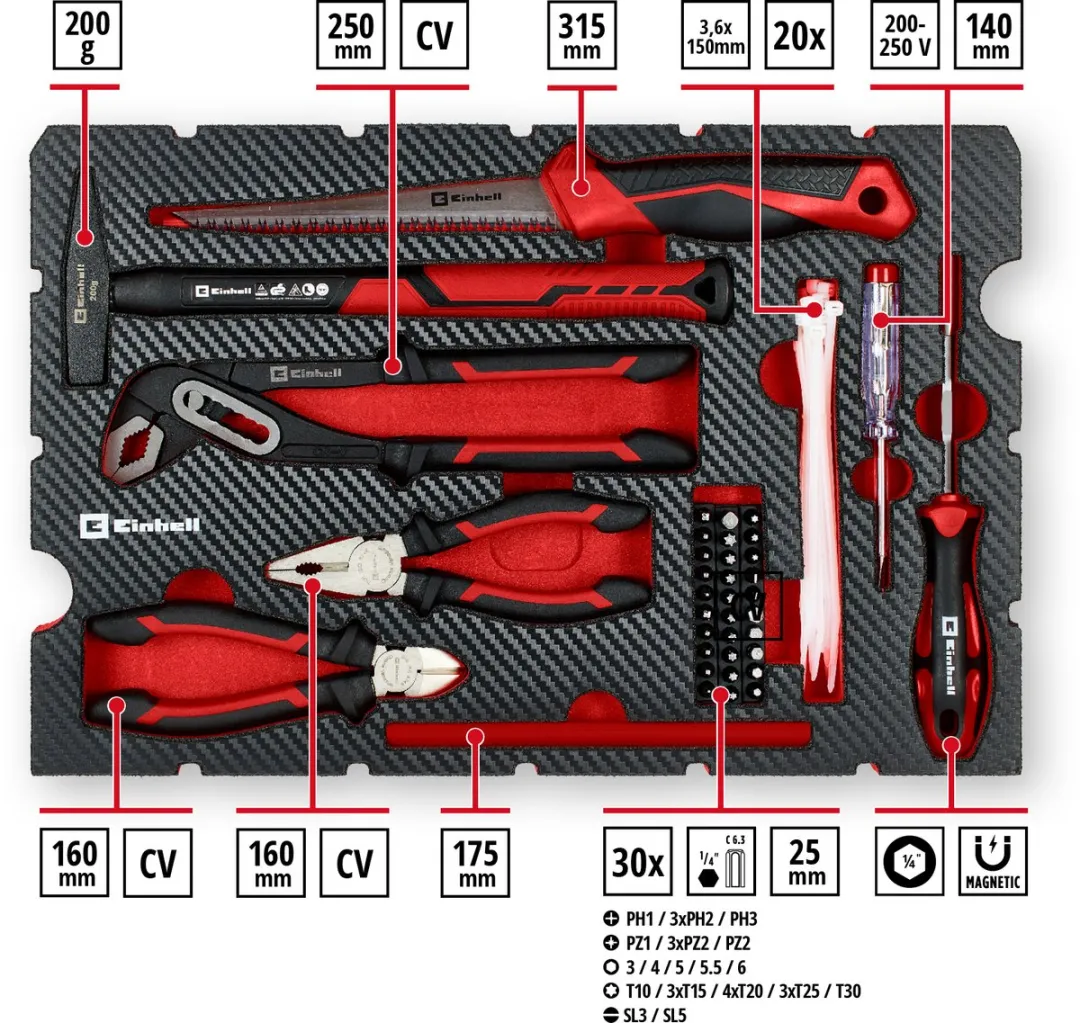 Einhell E-Case 78-delige Renovatieset