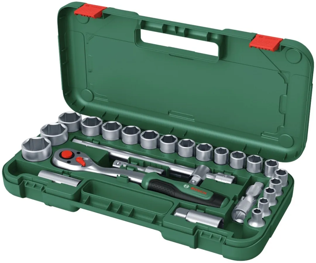 Bosch 1600A02Z9F Dopsleutelset 1/4