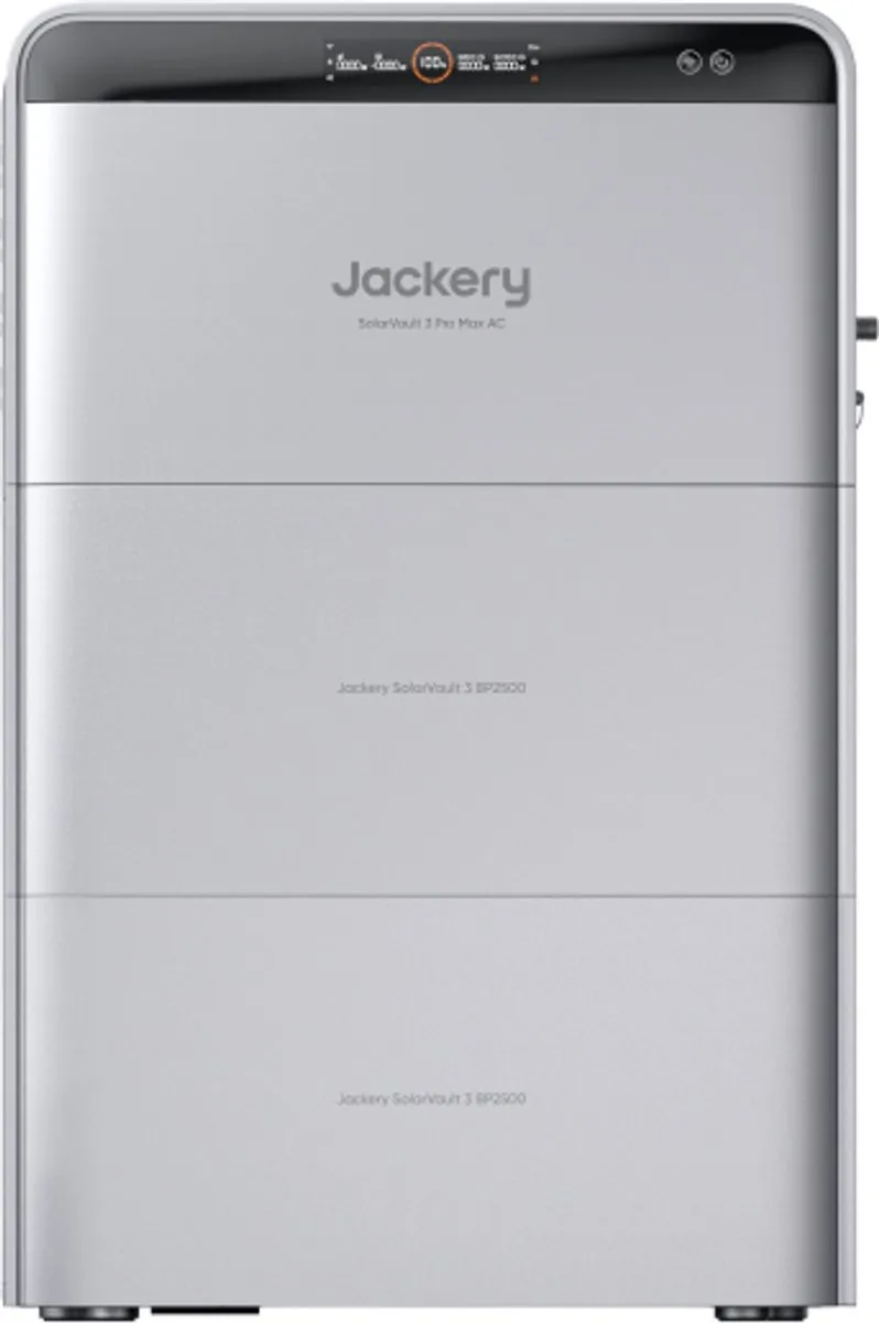 Jackery SolarVault 3 Pro Max AC Thuisbatterij 5.04kWh - 3 Stuks