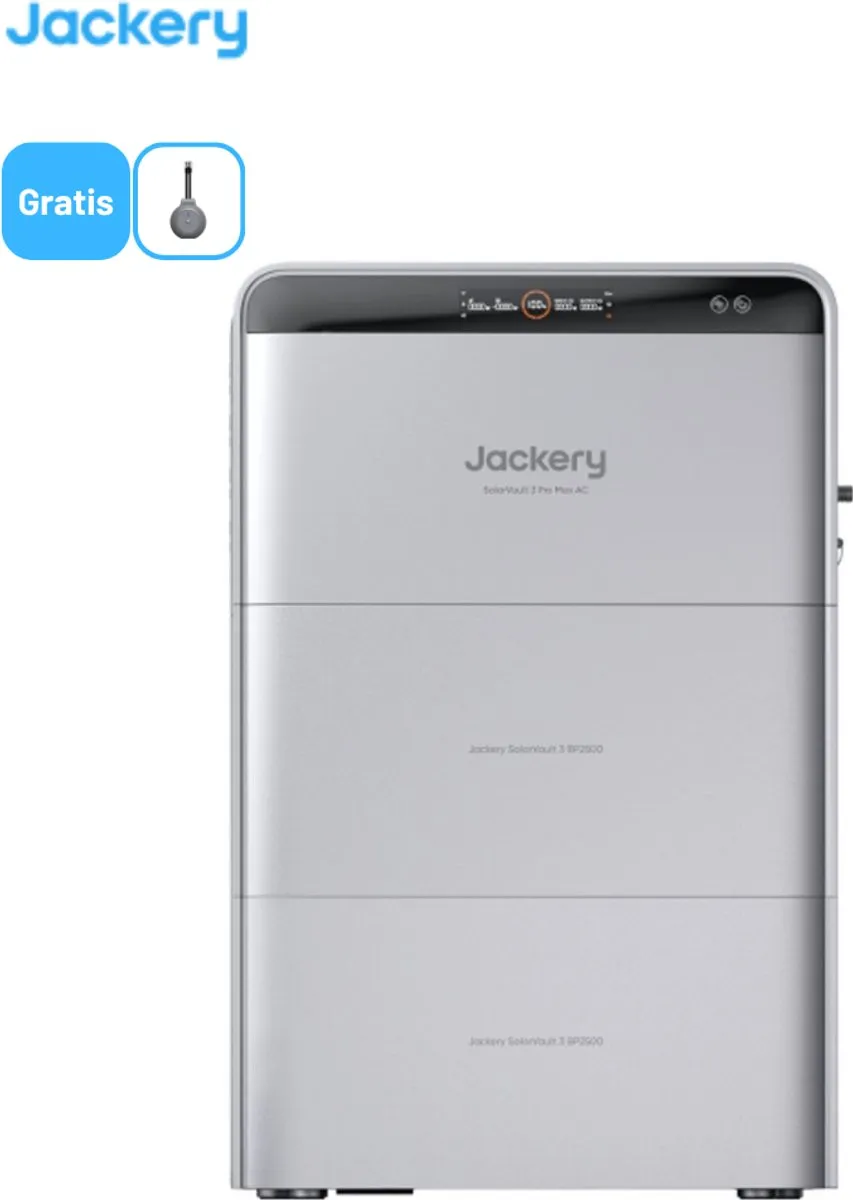 Jackery SolarVault 3 Pro Max AC Thuisbatterij 5.04kWh