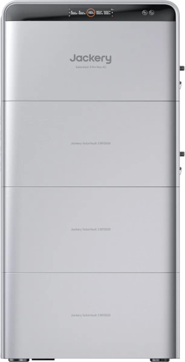Jackery SolarVault 3 Pro Max AC Thuisbatterij 10.08kWh - 4 Stuks
