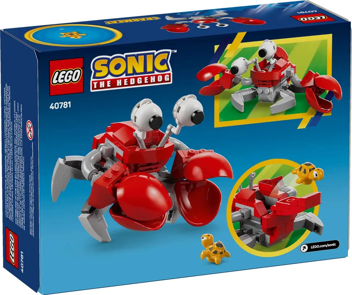 LEGO Sonic the Hedgehog Crabmeat Badnik - 181 Stukken - Multicolor
