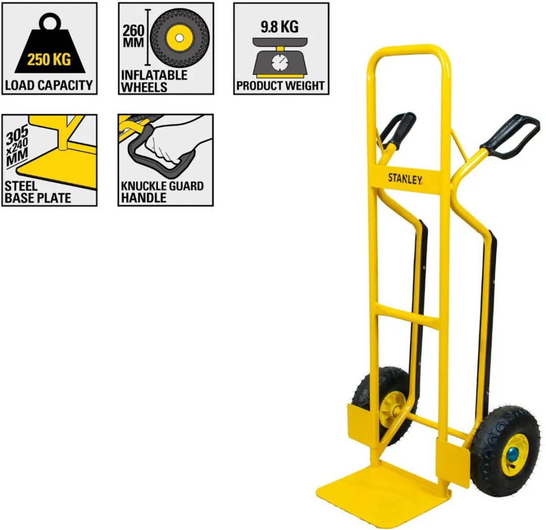 Stanley Steekwagen 250kg - Geel
