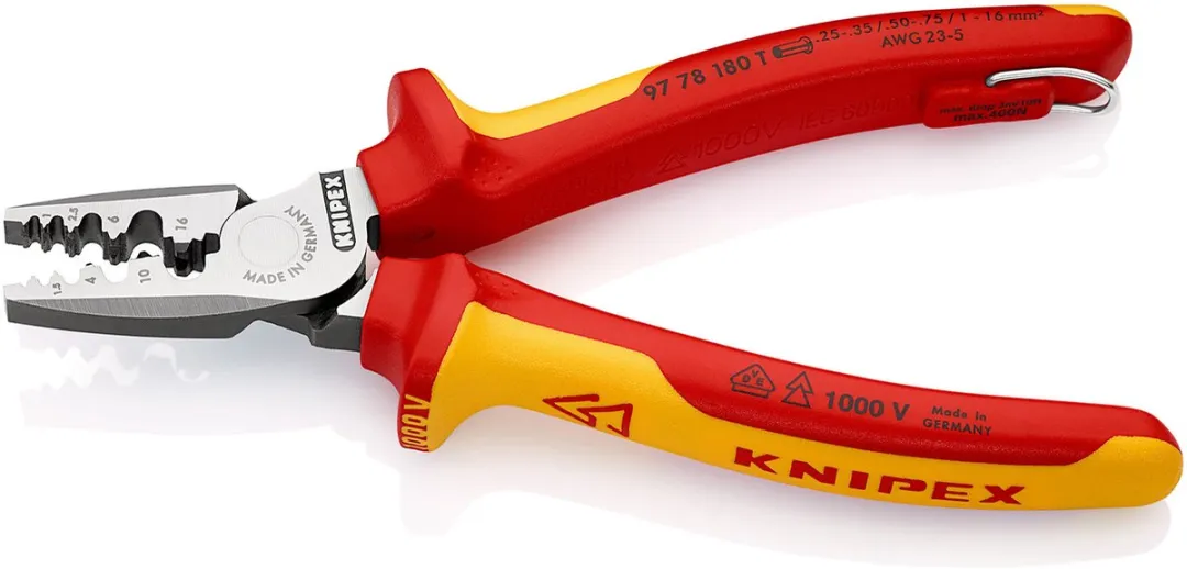 Knipex Draadeind Tang met Bevestigingsoog Geïsoleerd