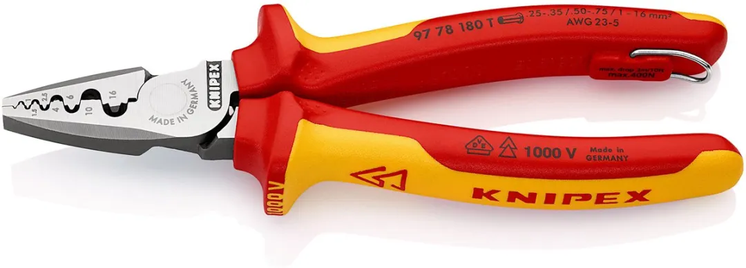 Knipex Draadeind Tang met Bevestigingsoog Geïsoleerd