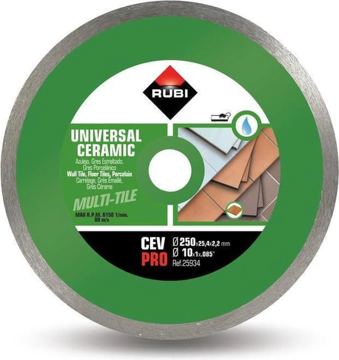 Rubi 25934 Diamantzaagblad 250mm