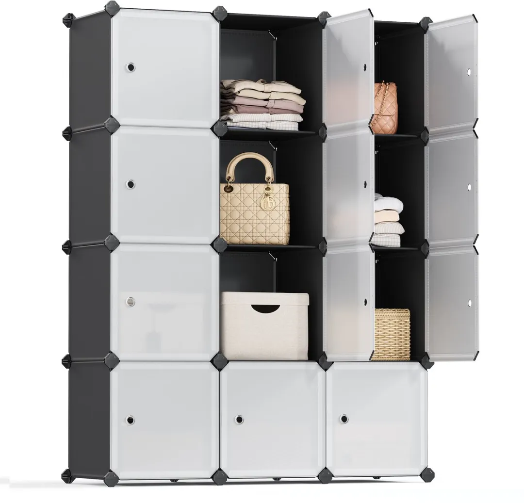 Songmics LPC34HV1 Kledingkast met Schoenenrek
