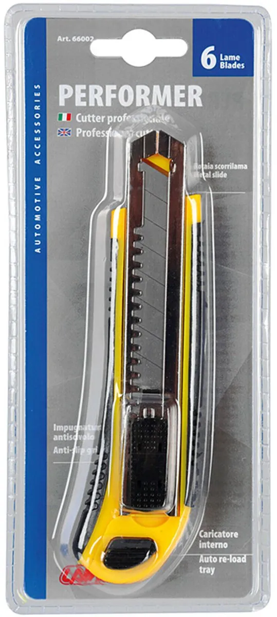 Lampa Performer Professional Cutter - 6 Bladen - Zwart/Grijs