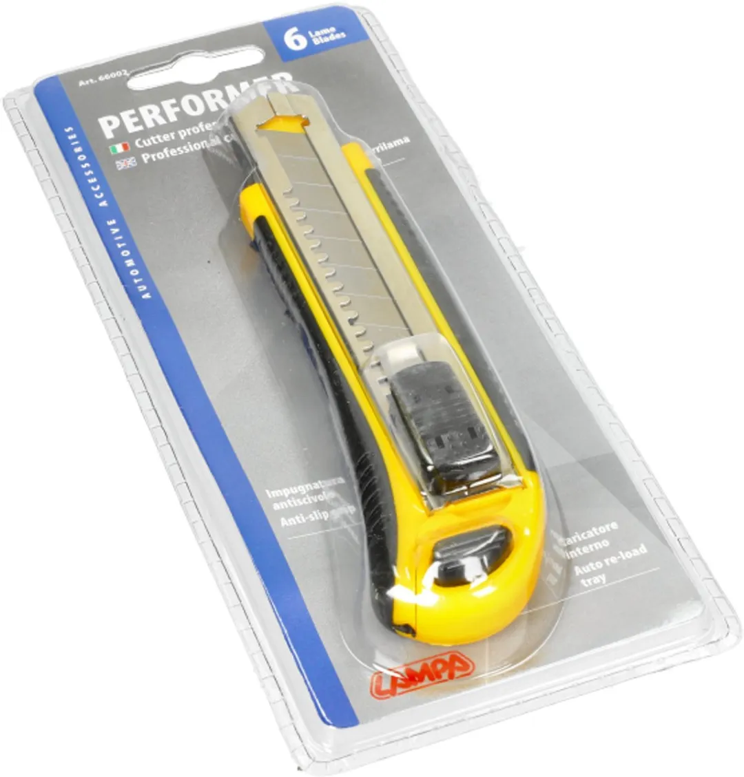 Lampa Performer Professional Cutter - 6 Bladen - Zwart/Grijs