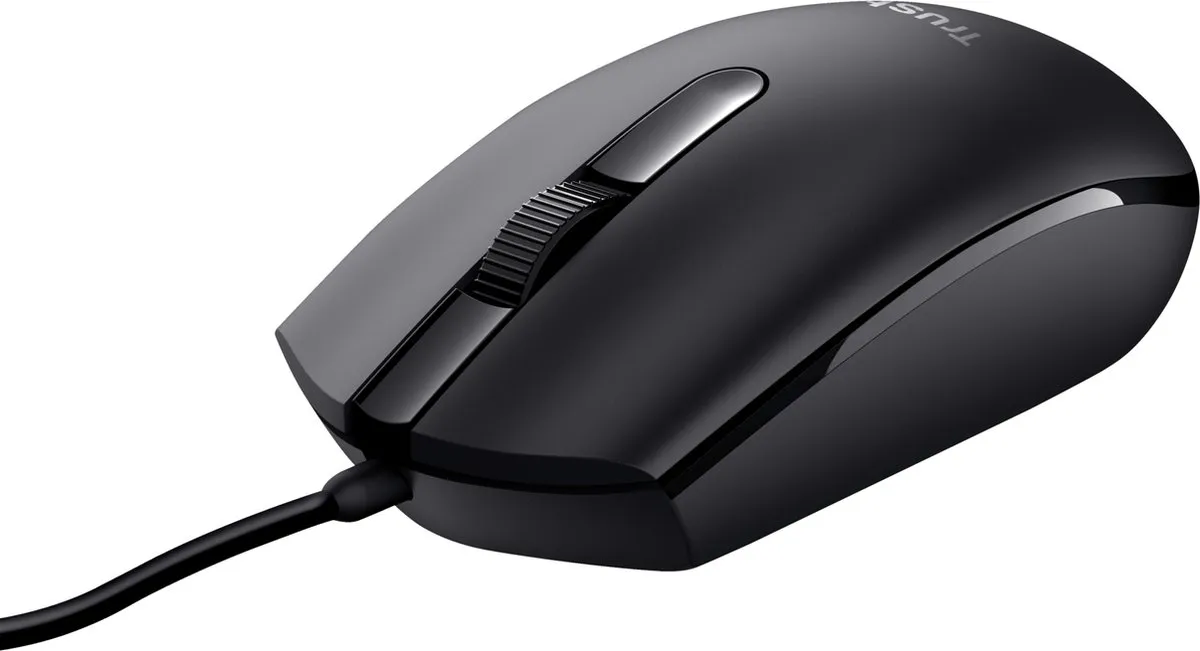 Trust TM-101 Ambidextre Optische Muis 1200 DPI