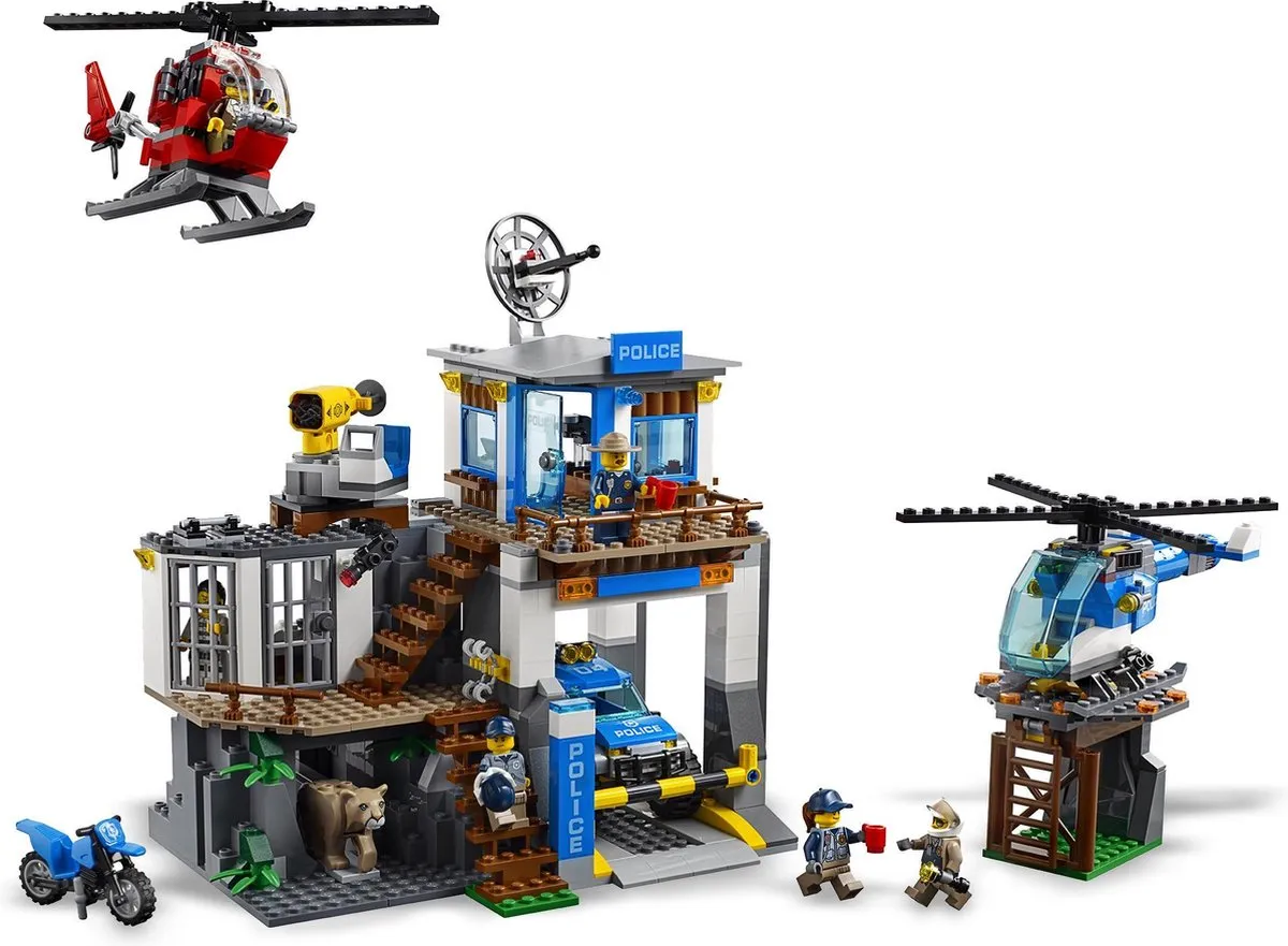 LEGO City Politiekantoor op de Berg 60174 - 7 Minifiguren - afbeelding 6 van 6