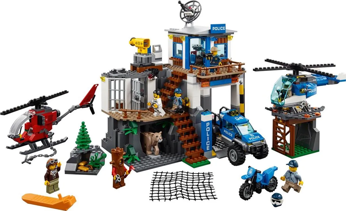 LEGO City Politiekantoor op de Berg 60174 - 7 Minifiguren - afbeelding 3 van 6
