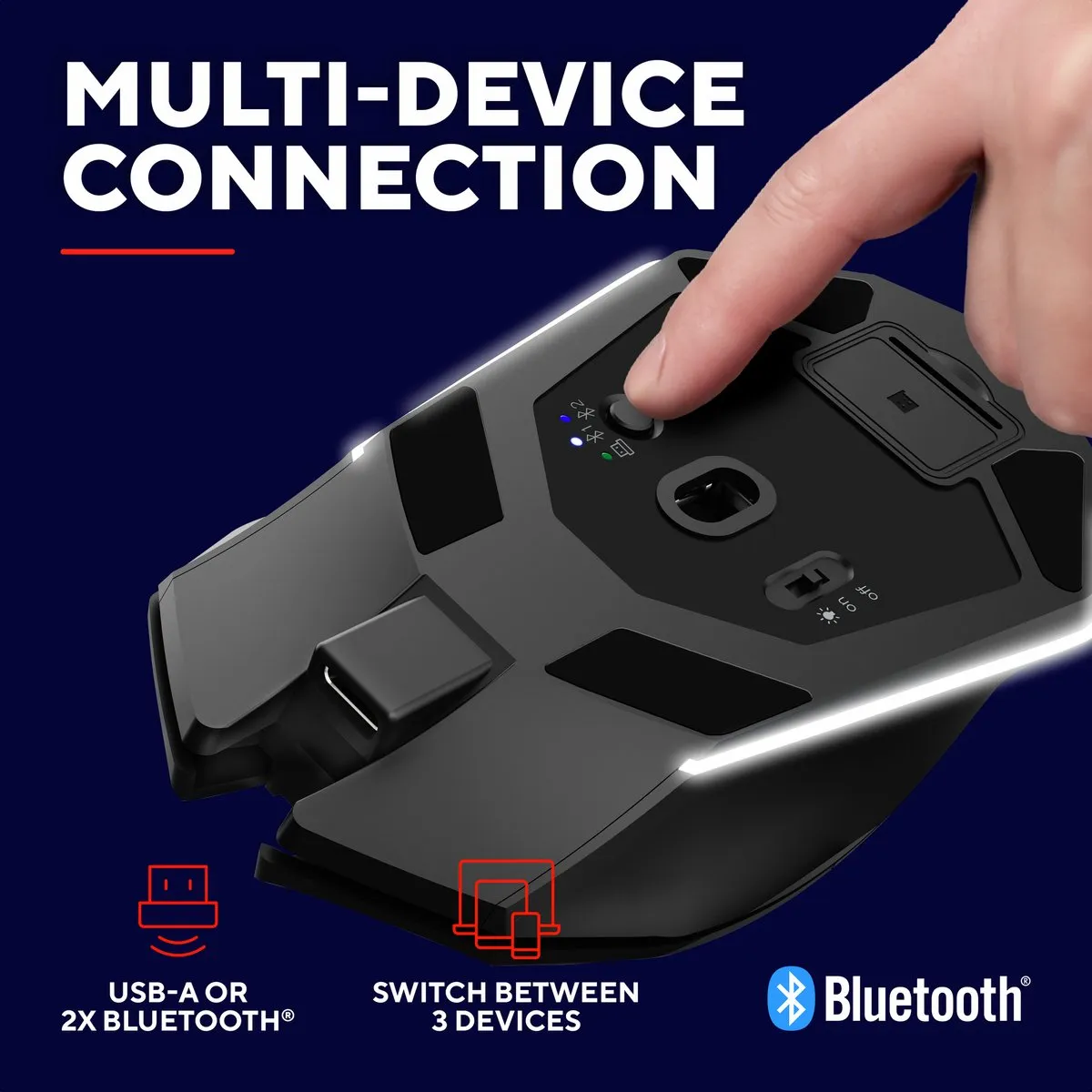 Trust GXT 122 Felox+ Draadloze Gaming Muis - Zwart