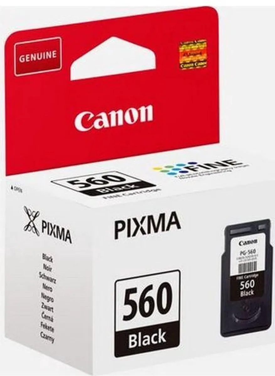 Canon PG-560 Inktcartridge - 7.5ml - Zwart