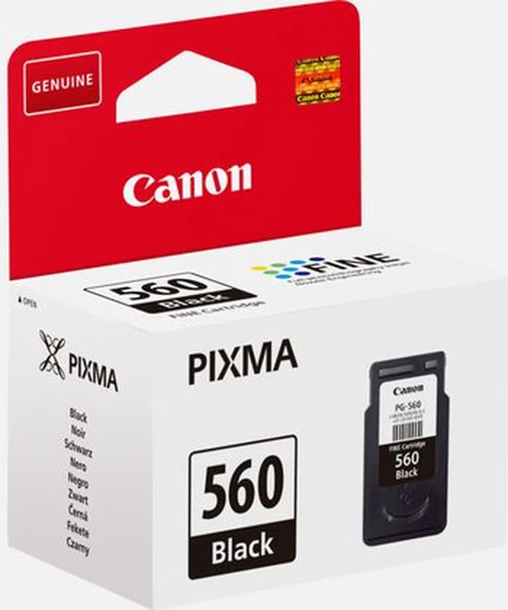 Canon PG-560 Inktcartridge - 7.5ml - Zwart