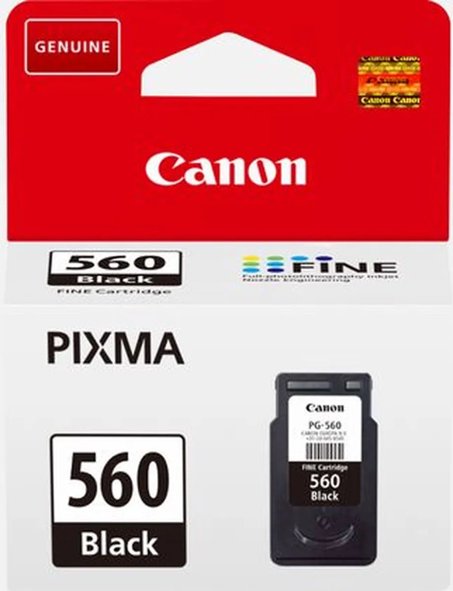 Canon PG-560 Inktcartridge - 7.5ml - Zwart