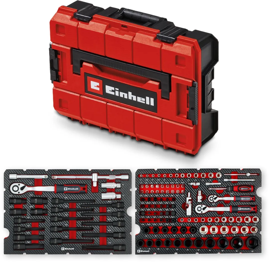 Einhell E-Case 121-delige Autogereedschapset