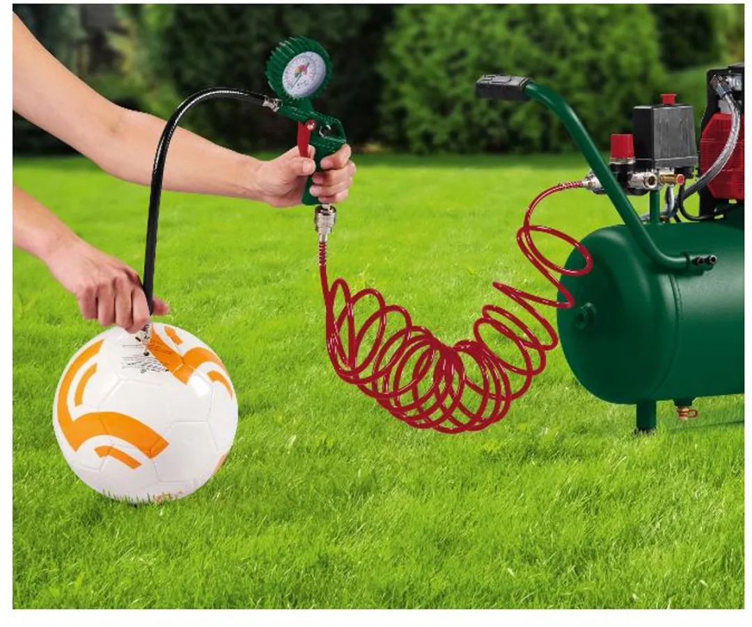 PARKSIDE Stille Compressor 24L - 1500W - 10 bar - 214 l/min - Groen