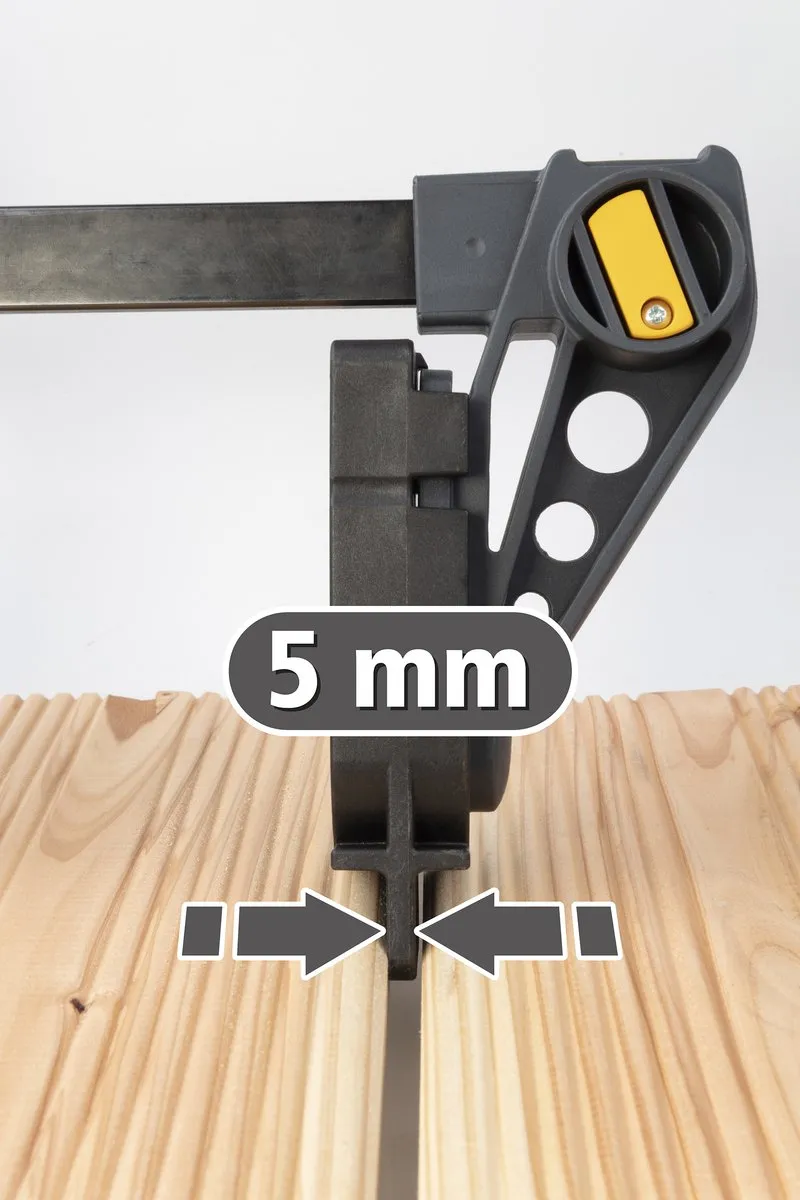 Wolfcraft Montageklem Vlonderbevestiging 6985000 - 2 Stuks
