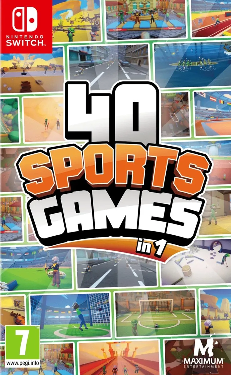Maximum Games 40 Sports Games Switch