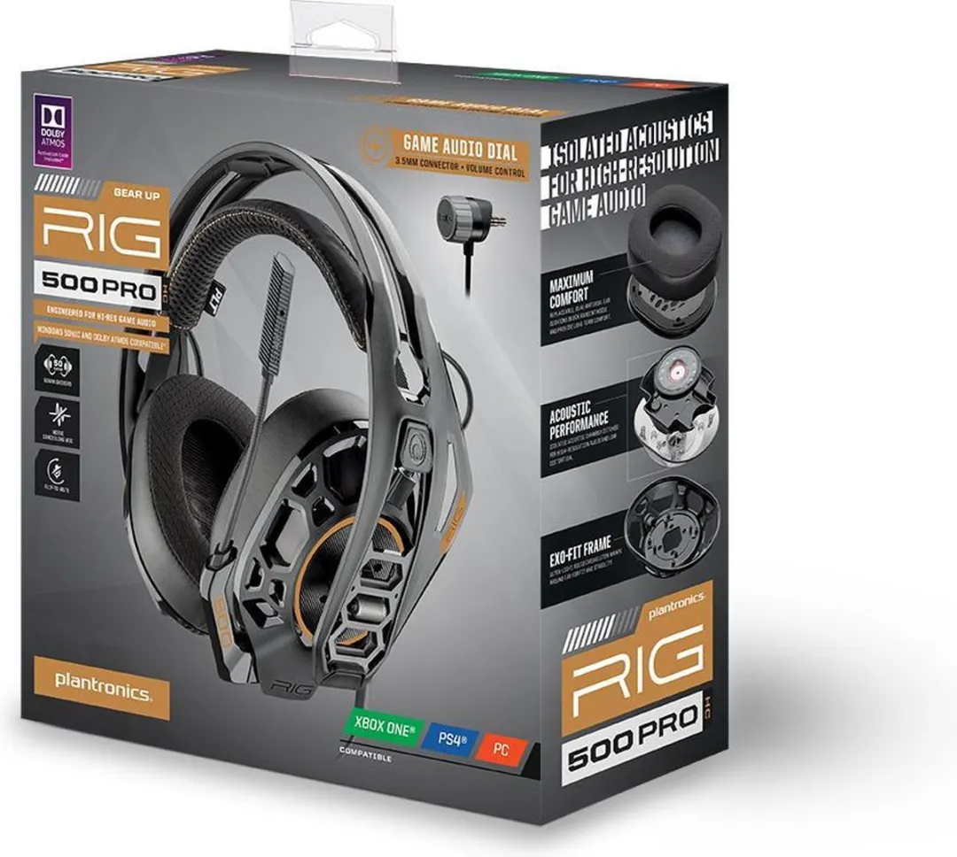 Nacon RIG 500 PRO Gaming Headset 211220-05 - Zwart