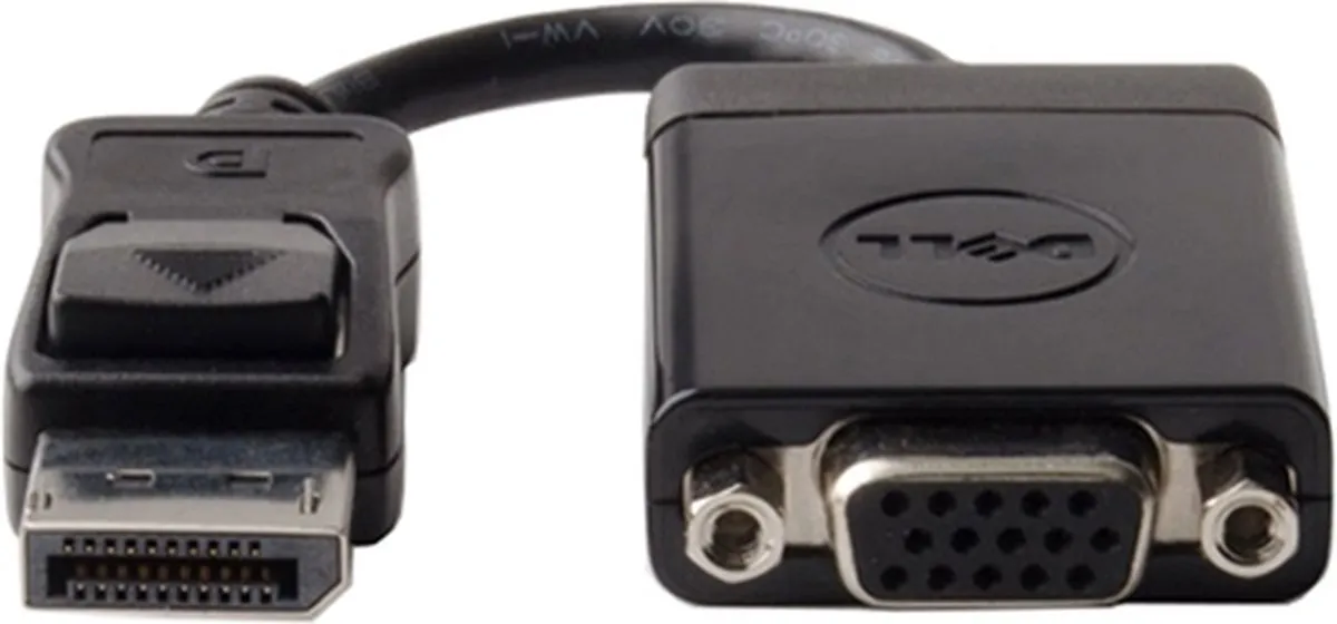 Dell DisplayPort naar VGA Adapter DANBNBC084 - Zwart