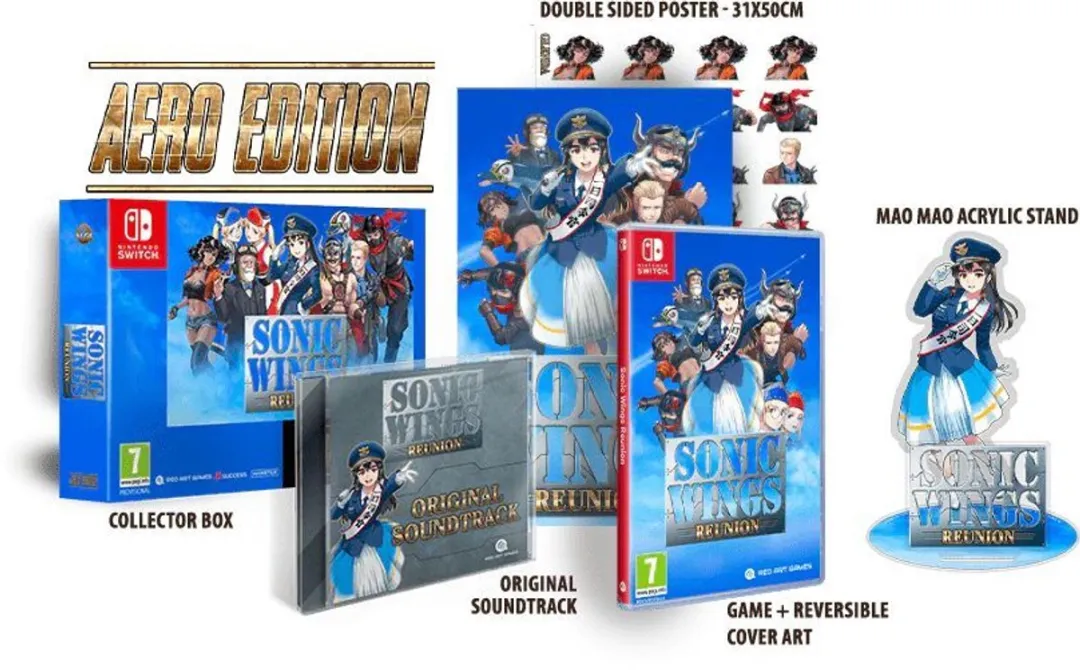 Red Art Games Sonic Wings Reunion Collector's Edition
