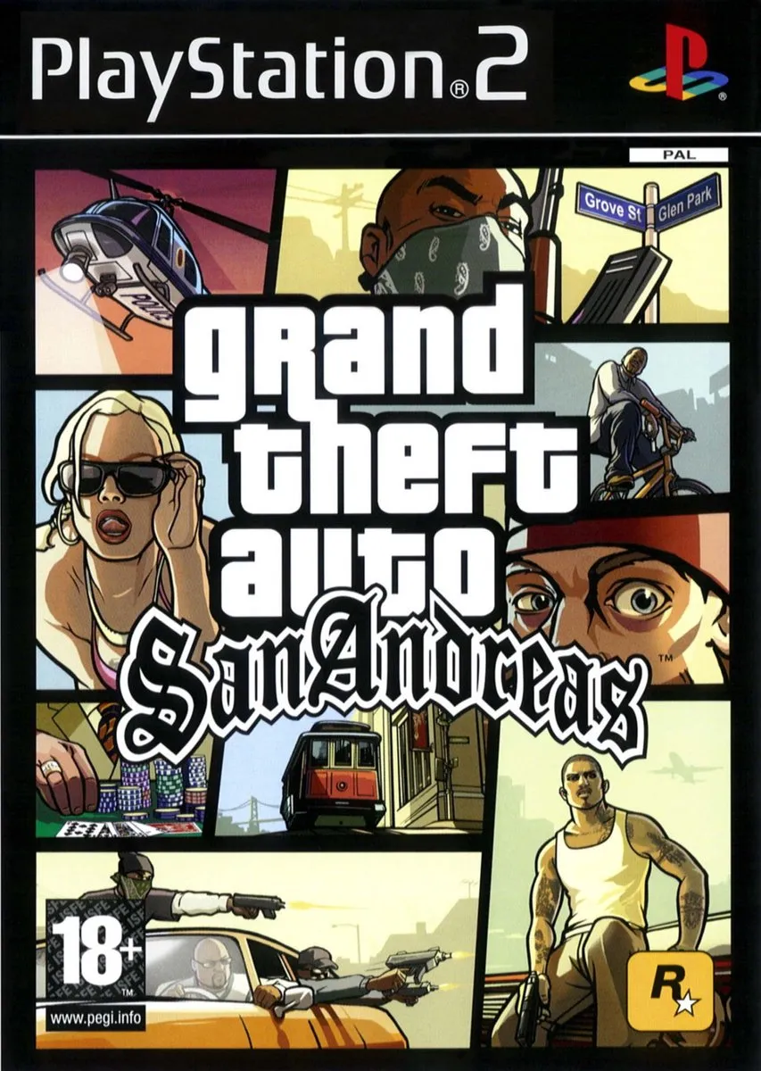 Rockstar Grand Theft Auto San Andreas PS2