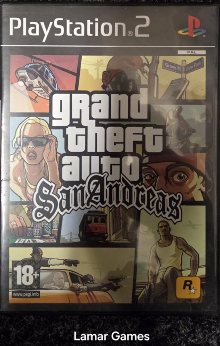 Rockstar Grand Theft Auto San Andreas PS2