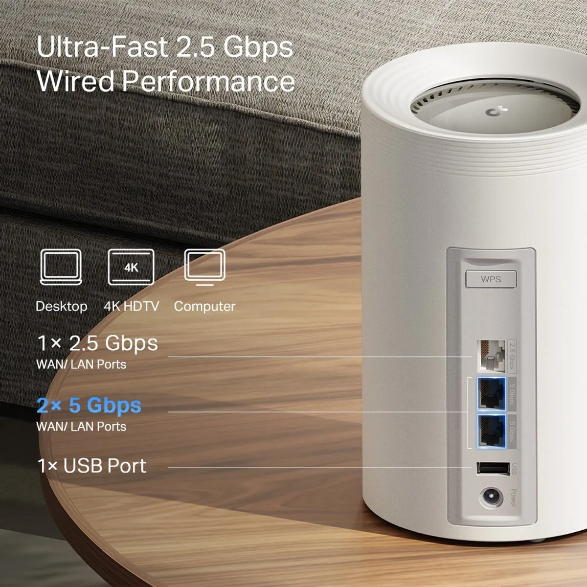 TP-Link Deco BE65 Pro WiFi 7 Mesh Router - 2 Stuks - Wit