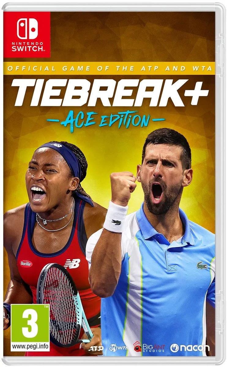 Nacon Tiebreak Official Game APT WTA Nintendo Switch