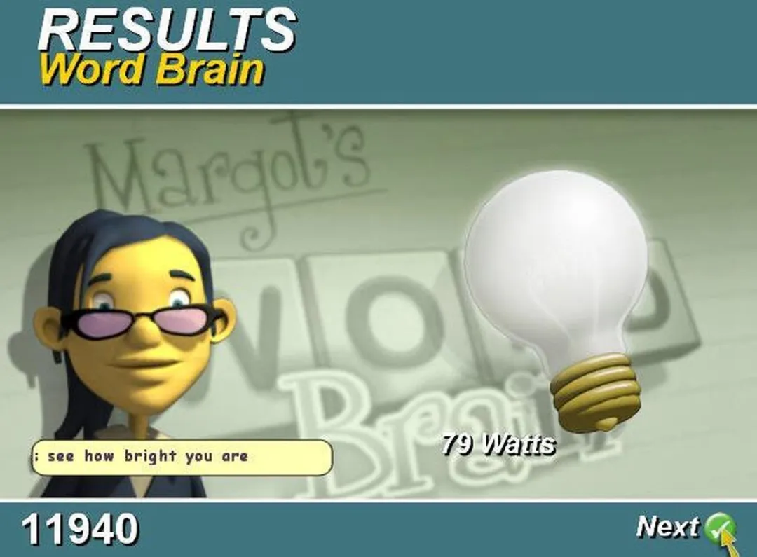 Nintendo Margot's Word Brain Wii