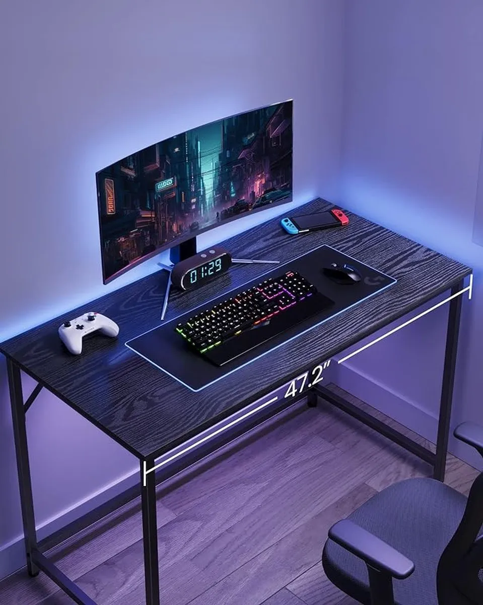 Songmics Gaming Bureau 120x60cm - Zwart