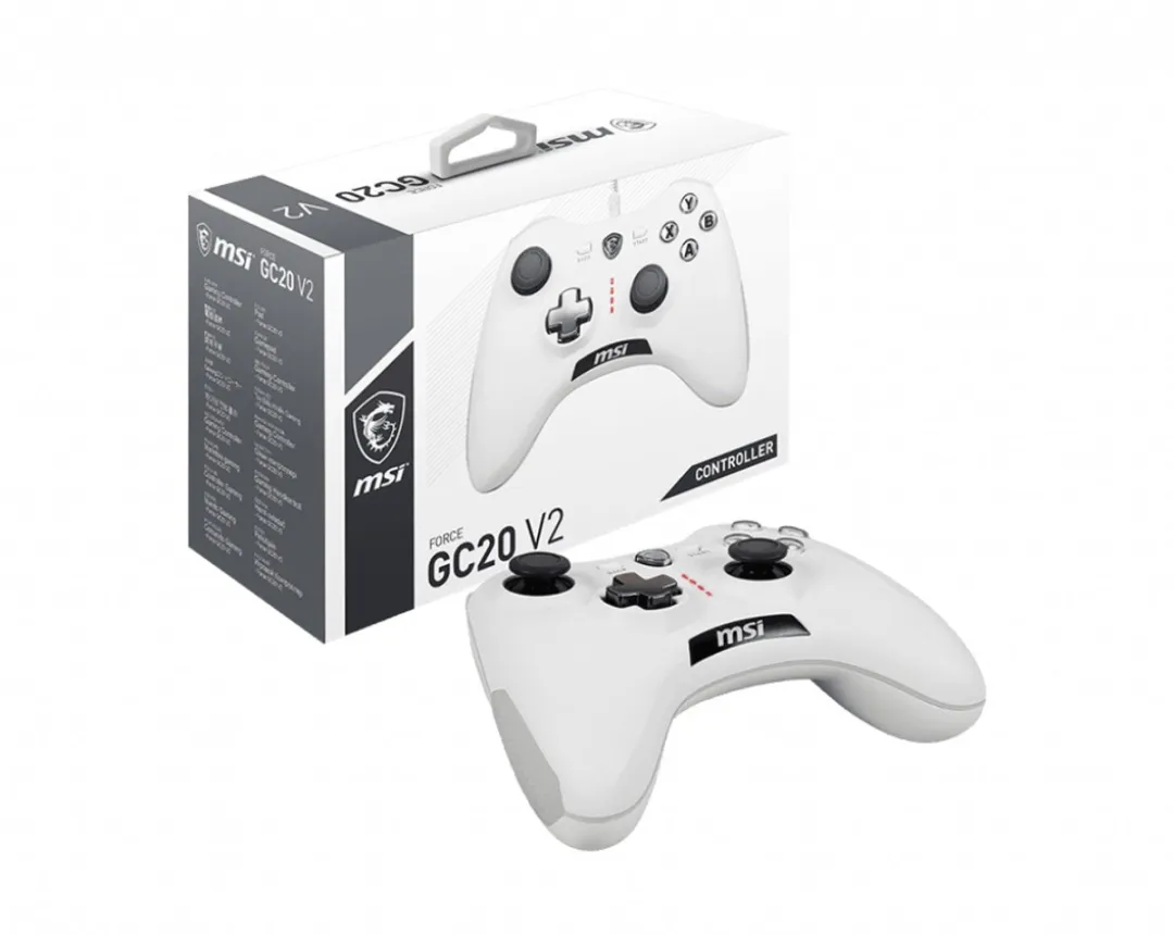 MSI Force GC20 V2 Gaming Controller - Wit